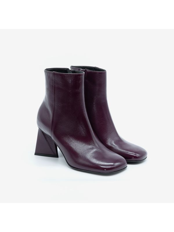 STRATEGIA Stivaletto tacco 70 pelle con cerniera Bordeaux STRATEGIA Stivaletto tacco 70 pelle con cerniera Bordeaux