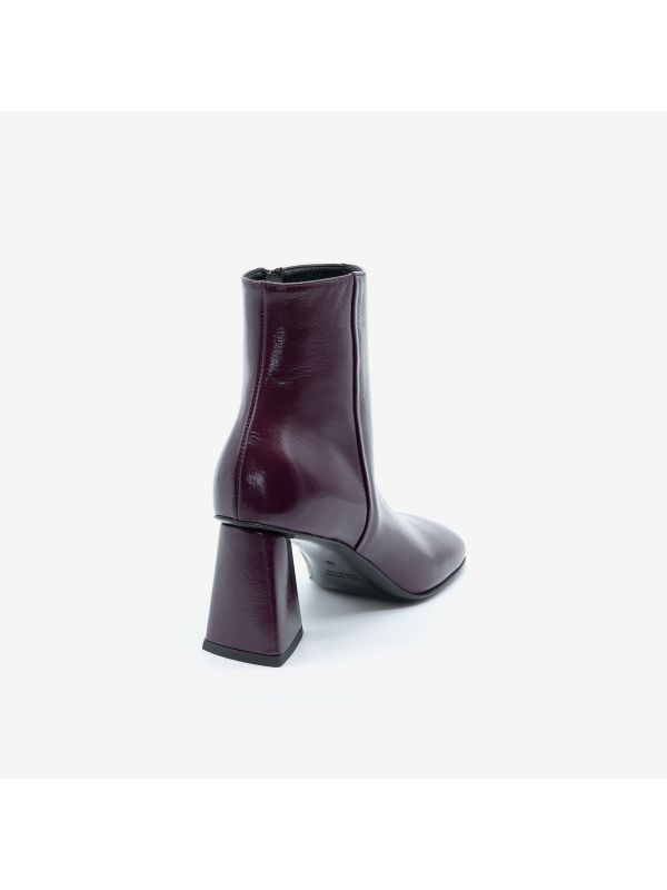 STRATEGIA Stivaletto tacco 70 pelle con cerniera Bordeaux STRATEGIA Stivaletto tacco 70 pelle con cerniera Bordeaux