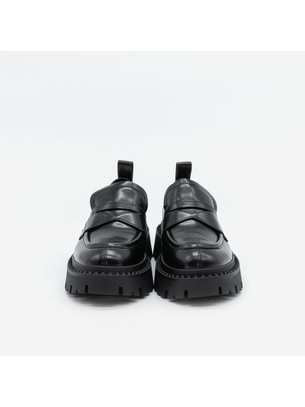 A.S.H. Mocassino pelle fondo gomma 3 cm Nero A.S.H. Mocassino pelle fondo gomma 3 cm Nero