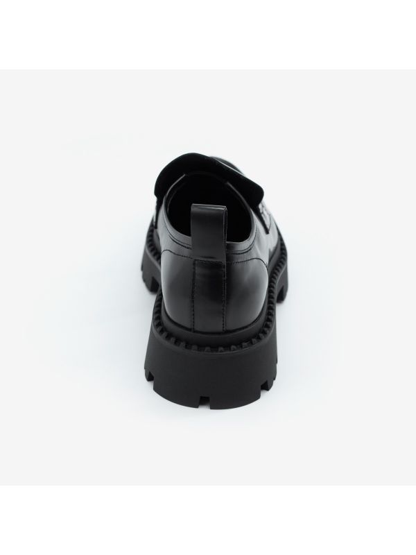 A.S.H. Mocassino pelle fondo gomma 3 cm Nero A.S.H. Mocassino pelle fondo gomma 3 cm Nero
