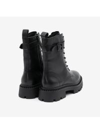 A.S.H. Anfibio pelle con fibbia Nero