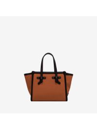 GIANNI CHIARINI Miss marcella canvas Terracotta