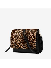 GIANNI CHIARINI "Three" con patta cavallino maculata/pelle nera Maculato