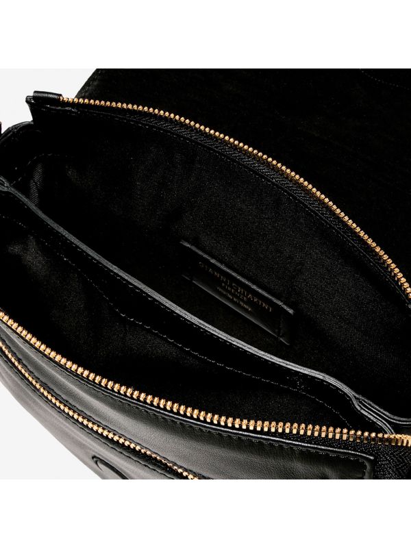 GIANNI CHIARINI "Three" con patta cavallino maculata/pelle nera Maculato