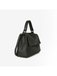 ORCIANI Sveva grande pelle con tracolla Nero