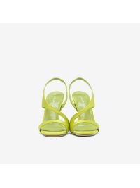 LELLA BALDI Sandalo tc 90 raso Verde lime