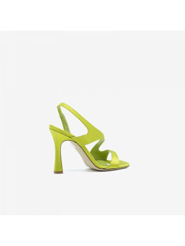 LELLA BALDI Sandalo tc 90 raso Verde lime LELLA BALDI Sandalo tc 90 raso Verde lime