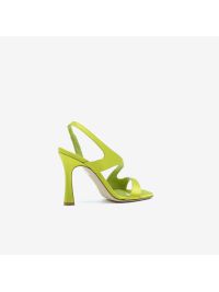LELLA BALDI Sandalo tc 90 raso Verde lime