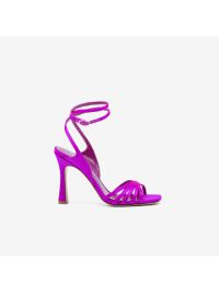 LELLA BALDI Sandalo tc 90 raso Fucsia