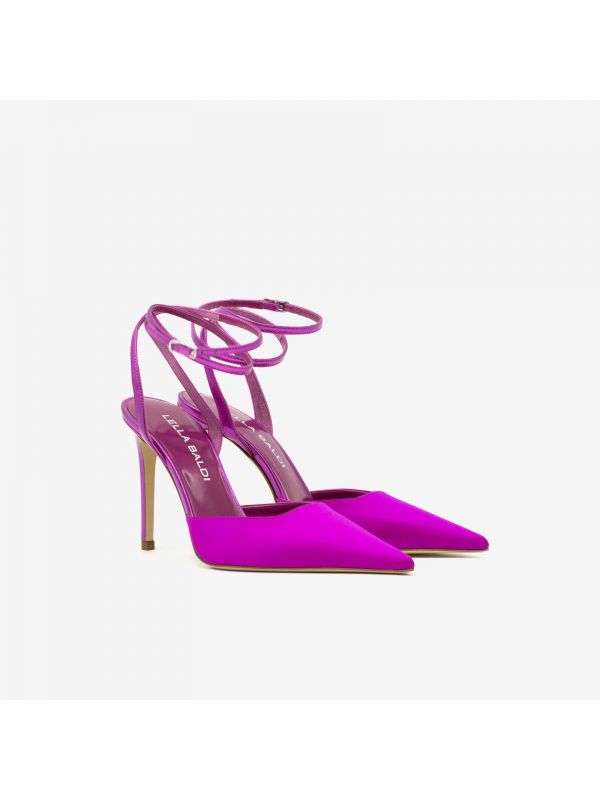 LELLA BALDI Chanel tc 90 stiletto raso Fucsia LELLA BALDI Chanel tc 90 stiletto raso Fucsia