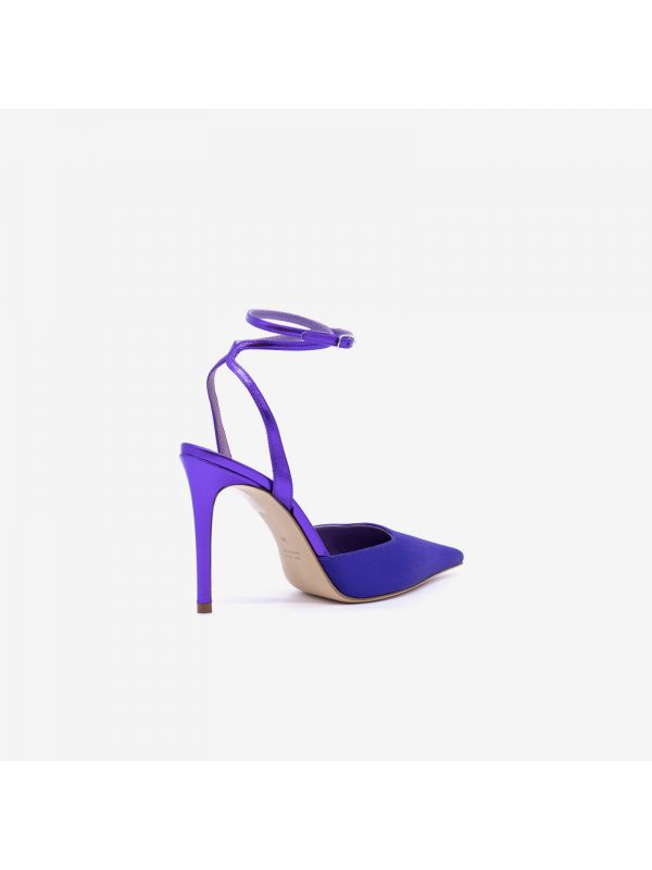 LELLA BALDI Chanel tc 90 stiletto raso Viola LELLA BALDI Chanel tc 90 stiletto raso Viola