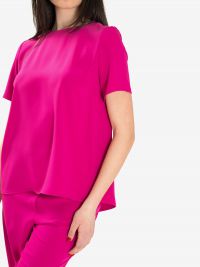 P.A.R.O.S.H. Blusa m/c cady Fucsia