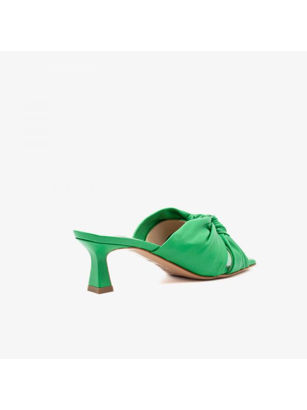 FRANCESCO SACCO Mules nappa tc 50 con nodo Verde FRANCESCO SACCO Mules nappa tc 50 con nodo Verde
