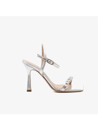 FRANCESCO SACCO Sandalo tc 90 con pietre Argento