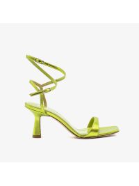 LELLA BALDI Sandalo tc 70 con cinturino Verde acido