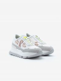 RUCOLINE Sneaker pelle con riporti rosa/giallo fluo RUCOLINE Sneaker pelle con riporti rosa/giallo fluo