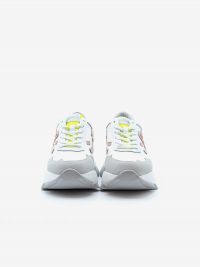 RUCOLINE Sneaker pelle con riporti rosa/giallo fluo RUCOLINE Sneaker pelle con riporti rosa/giallo fluo