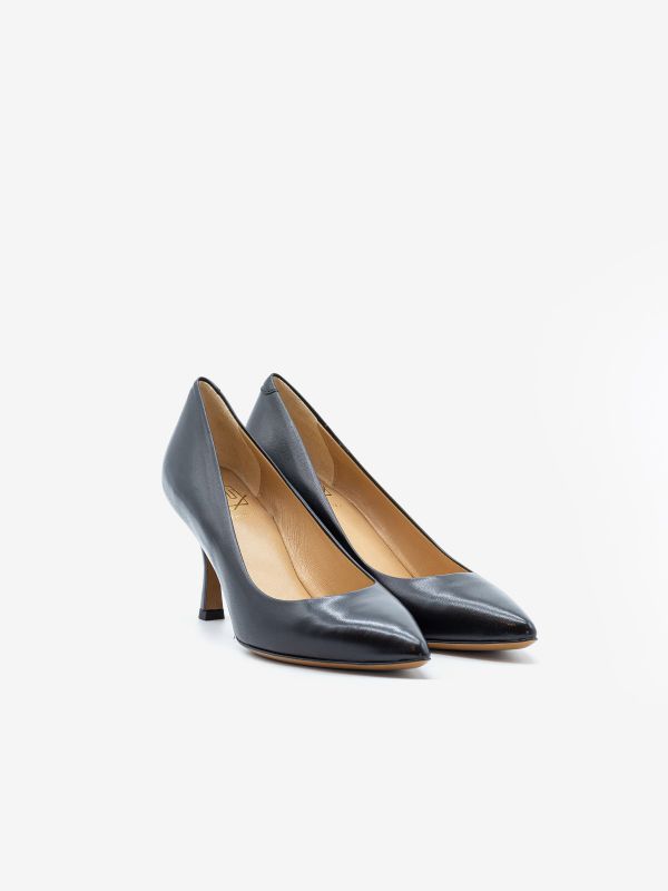 FRANCO RUSSO Decollete tc 70 pelle Nero FRANCO RUSSO Decollete tc 70 pelle Nero