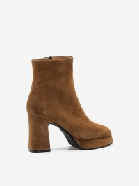 ROBERTO FESTA Stivaletto tc 70 plateau camoscio Cuoio