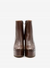 ROBERTO FESTA Stivaletto con plateau tc 100 pelle Cioccolato