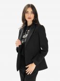 ERIKA CAVALLINI Blazer con spacchi Panna