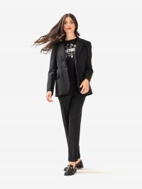 P.A.R.O.S.H. Pantalone sigaretta frescolana Nero