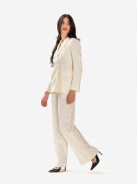 P.A.R.O.S.H. Pantalone palazzo frescolana Panna