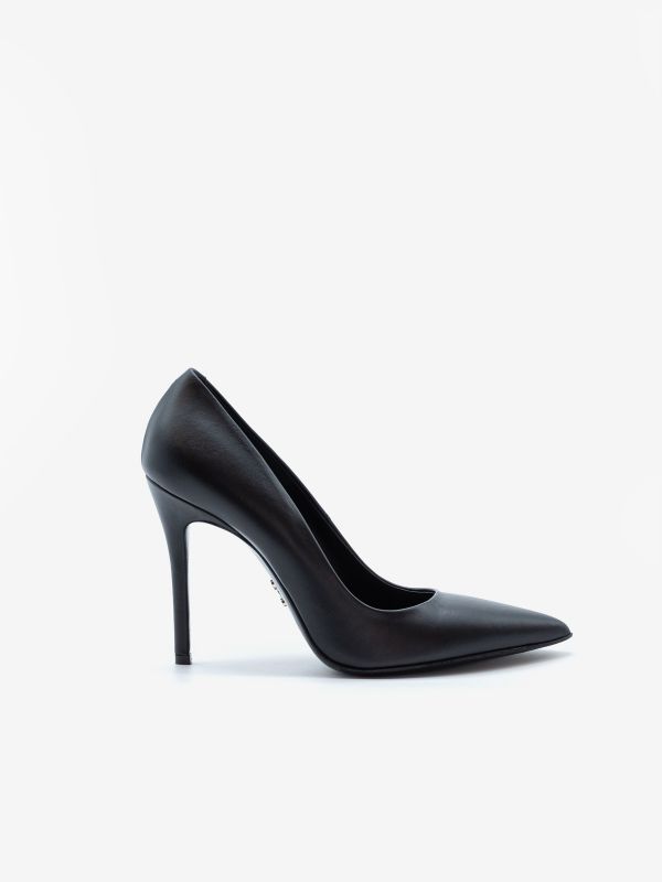 SERGIO LEVANTESI Decollete pelle tc 11.5 cm Nero SERGIO LEVANTESI Decollete pelle tc 11.5 cm Nero