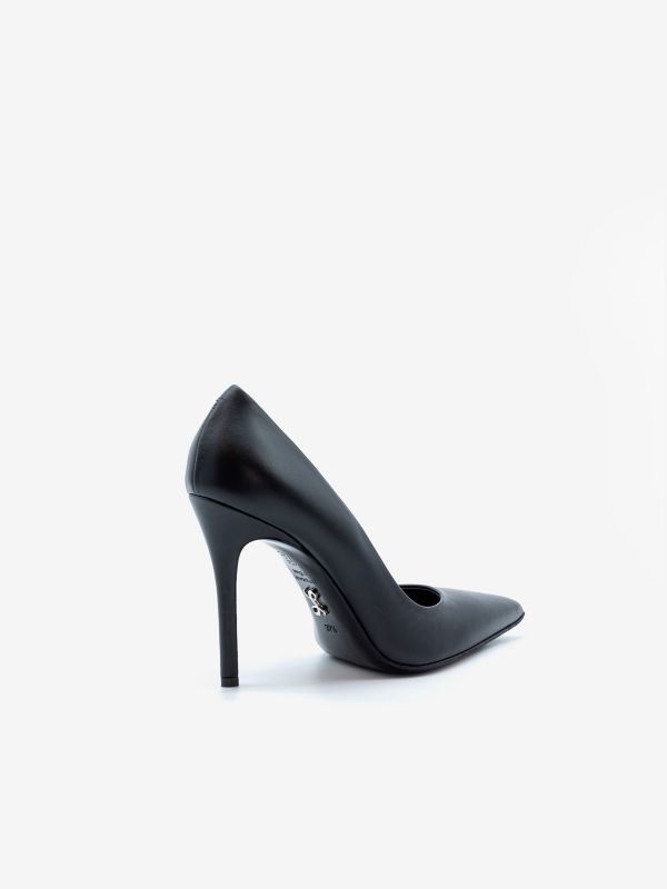 SERGIO LEVANTESI Decollete pelle tc 11.5 cm Nero SERGIO LEVANTESI Decollete pelle tc 11.5 cm Nero
