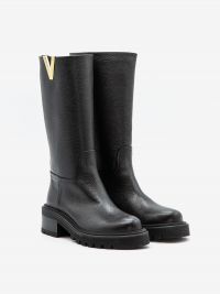VIA ROMA 15 Biker pelle tc 5 cm fondo gomma Nero VIA ROMA 15 Biker pelle tc 5 cm fondo gomma Nero