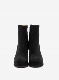 ROBERTO FESTA Stivaletto camoscio tc 8 cm con plateau Nero