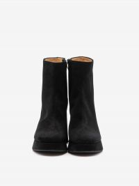 ROBERTO FESTA Stivaletto tc 11 con plateau camoscio Nero