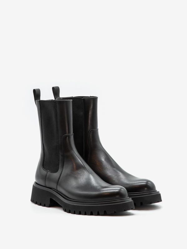 GUGLIELMO ROTTA Beatles pelle Nero GUGLIELMO ROTTA Beatles pelle Nero