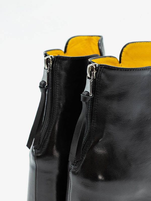 MARA BINI Stivaletto tc 5 cm pelle Nero MARA BINI Stivaletto tc 5 cm pelle Nero