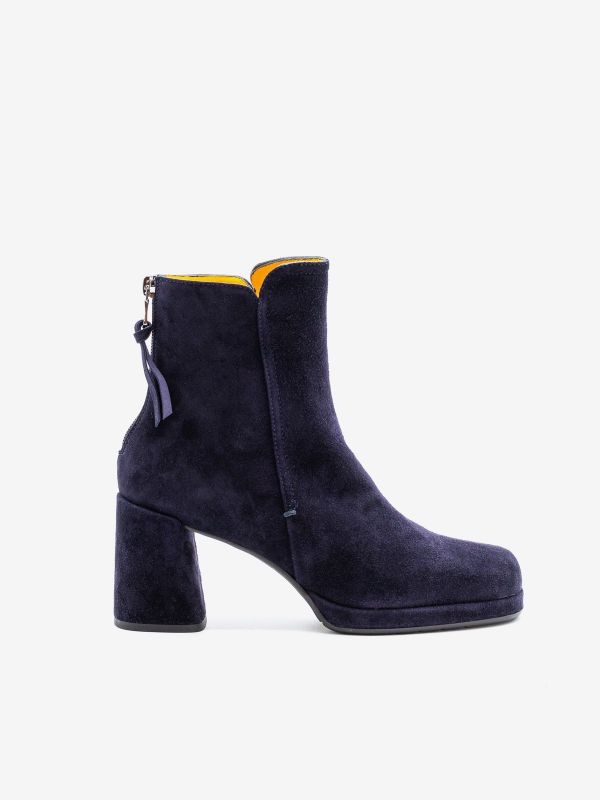MARA BINI Stivaletto tc 7 cm camoscio Blu MARA BINI Stivaletto tc 7 cm camoscio Blu