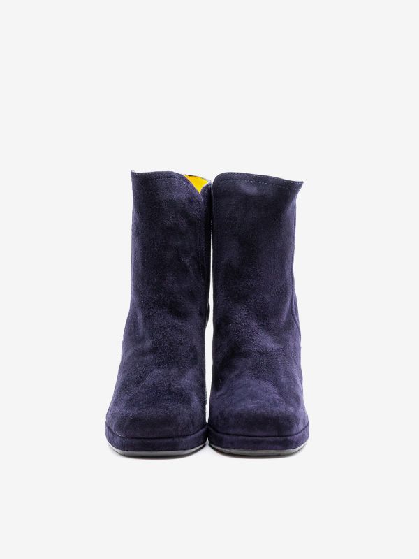MARA BINI Stivaletto tc 7 cm camoscio Blu MARA BINI Stivaletto tc 7 cm camoscio Blu