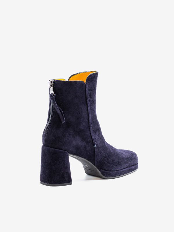 MARA BINI Stivaletto tc 7 cm camoscio Blu MARA BINI Stivaletto tc 7 cm camoscio Blu