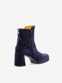 MARA BINI Stivaletto tc 7 cm camoscio Blu