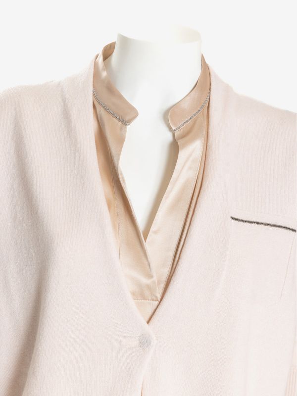 PESERICO Cardigan lana Cipria