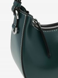 GIANNI CHIARINI Bianca: borsa media mezzaluna pelle Verde bosco
