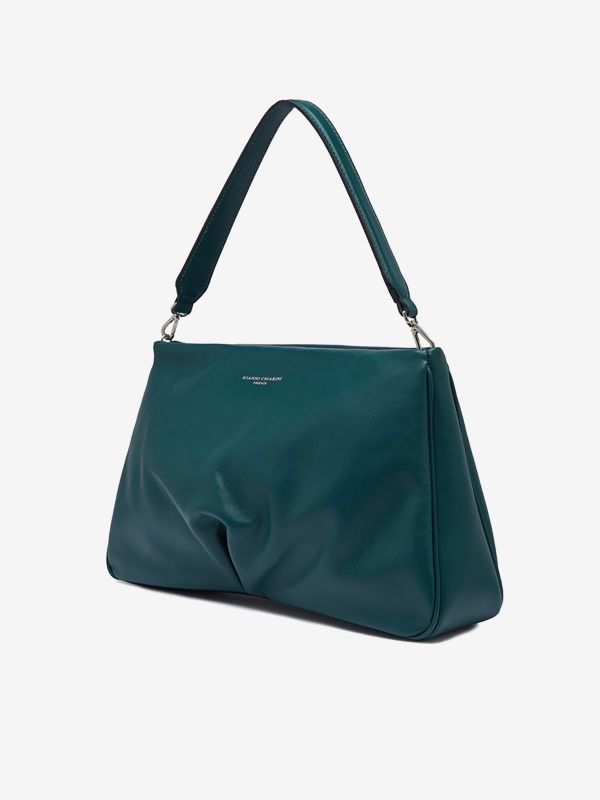 GIANNI CHIARINI Celeste grande pelle liscia Verde bosco