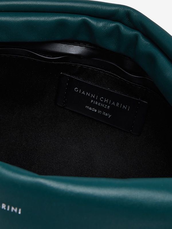 GIANNI CHIARINI Celeste grande pelle liscia Verde bosco