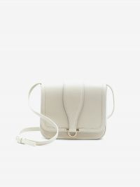 BORBONESE Borsa cross over medium pelle Gesso