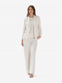 P.A.R.O.S.H. Blazer monopetto cady Panna