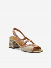 CHIE MIHARA Sandalo tc 50 fantasia + pelle Rosa