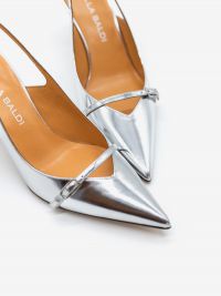 LELLA BALDI Chanel tc 70 pelle con fibbia Argento