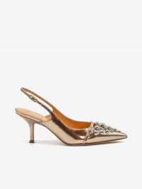 LELLA BALDI Chanel tc 70 pelle con borchie Rame LELLA BALDI Chanel tc 70 pelle con borchie Rame
