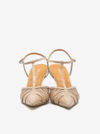 LELLA BALDI Chanel tc 50 vernice con cinturino a T Cipria