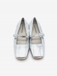 HALMANERA Ballerina nappa Argento