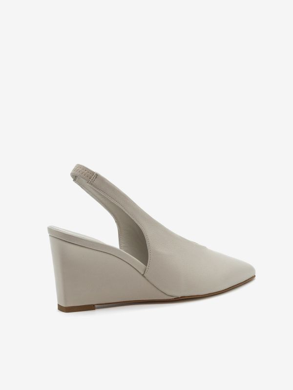 HALMANERA Chanel pelle tc zeppa 8 cm Roccia